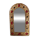 Very large ceramic mirror by François Lembo, Vallauris