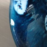 Soliflore en grès bleu