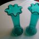 Paire de vases en verre