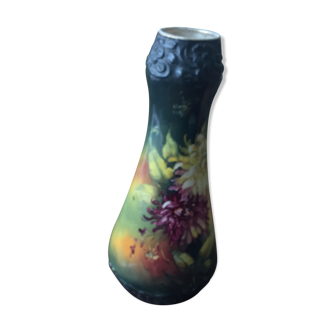 painted ceramic vase
