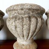 Antique Medici stone planters