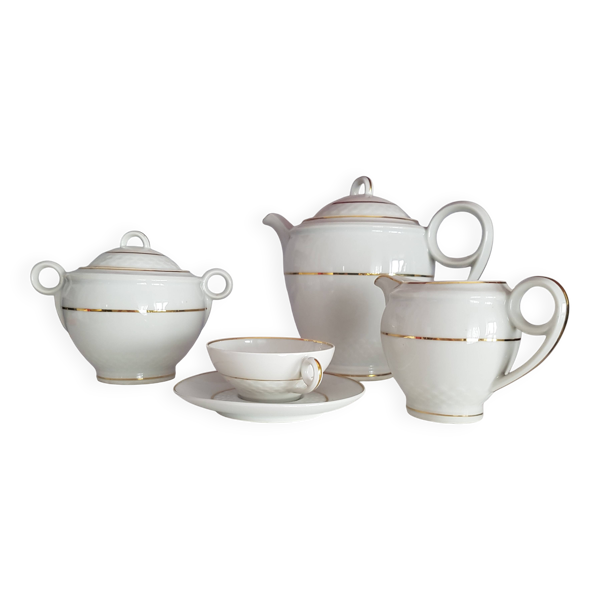 service à café année 50 porcelaine de limoges