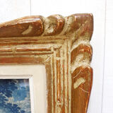 Carved wooden frame