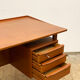 Danish teak desk by Peter Løvig Nielsen for Hedensted Møbelfabrik Denmark 1960s