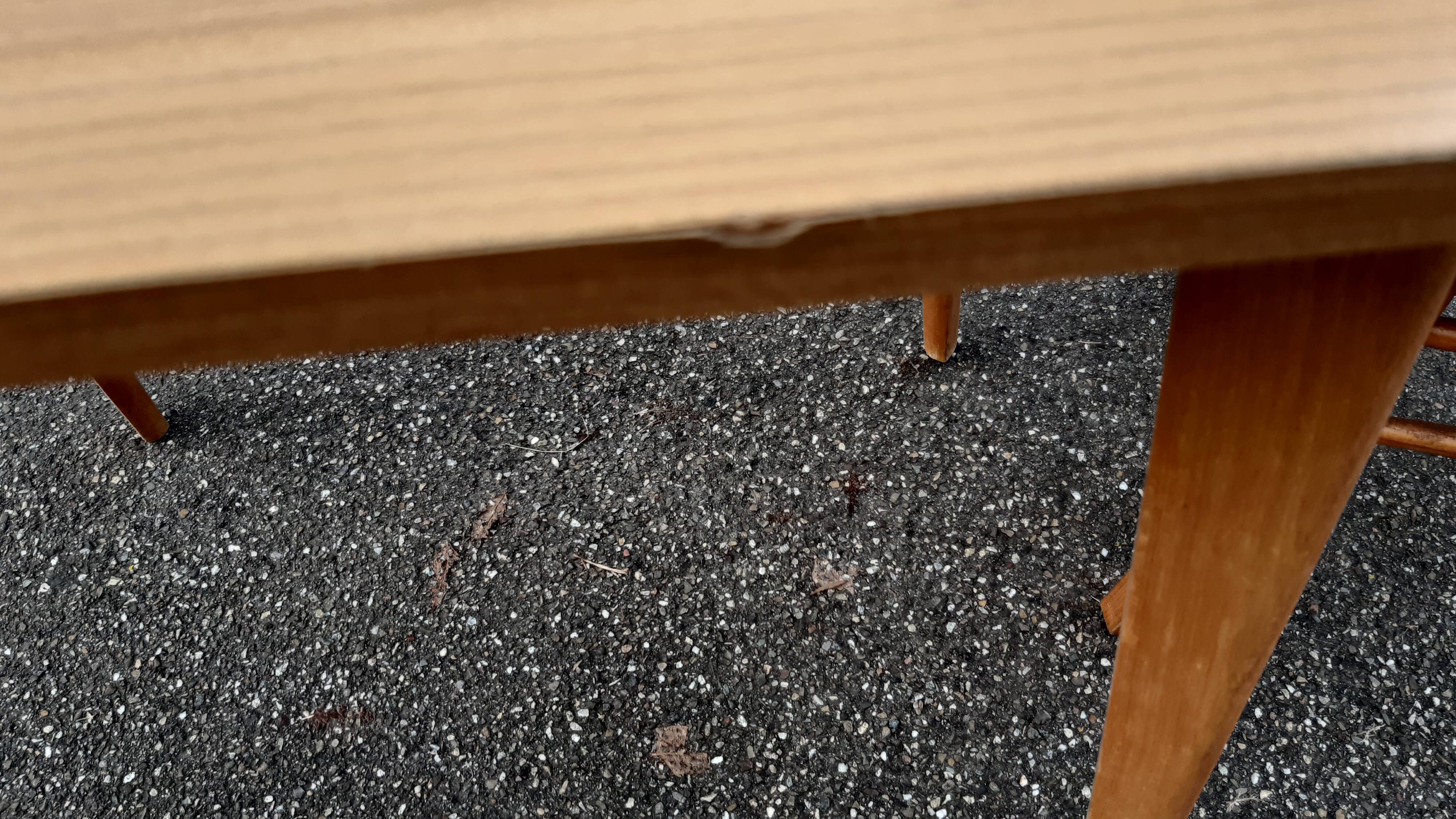 Vintage bistro table and chair