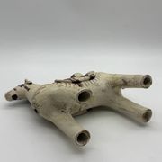 Ceramic candlestick horse, Sardinian, 1960s