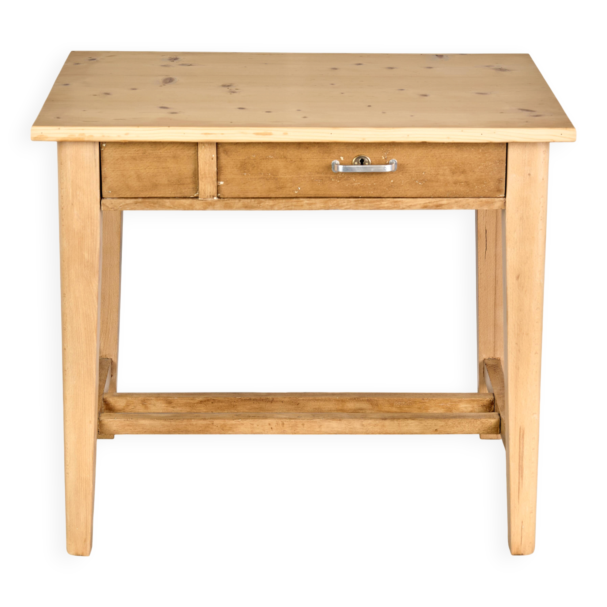 Vintage Wooden Table, Czechoslovakia