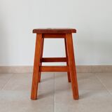 Vintage solid wood stool