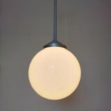 Pair suspensions ball opaline art deco