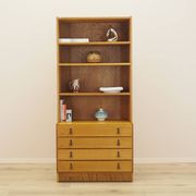 Danish Oak Bookcase with Drawers, 1960s