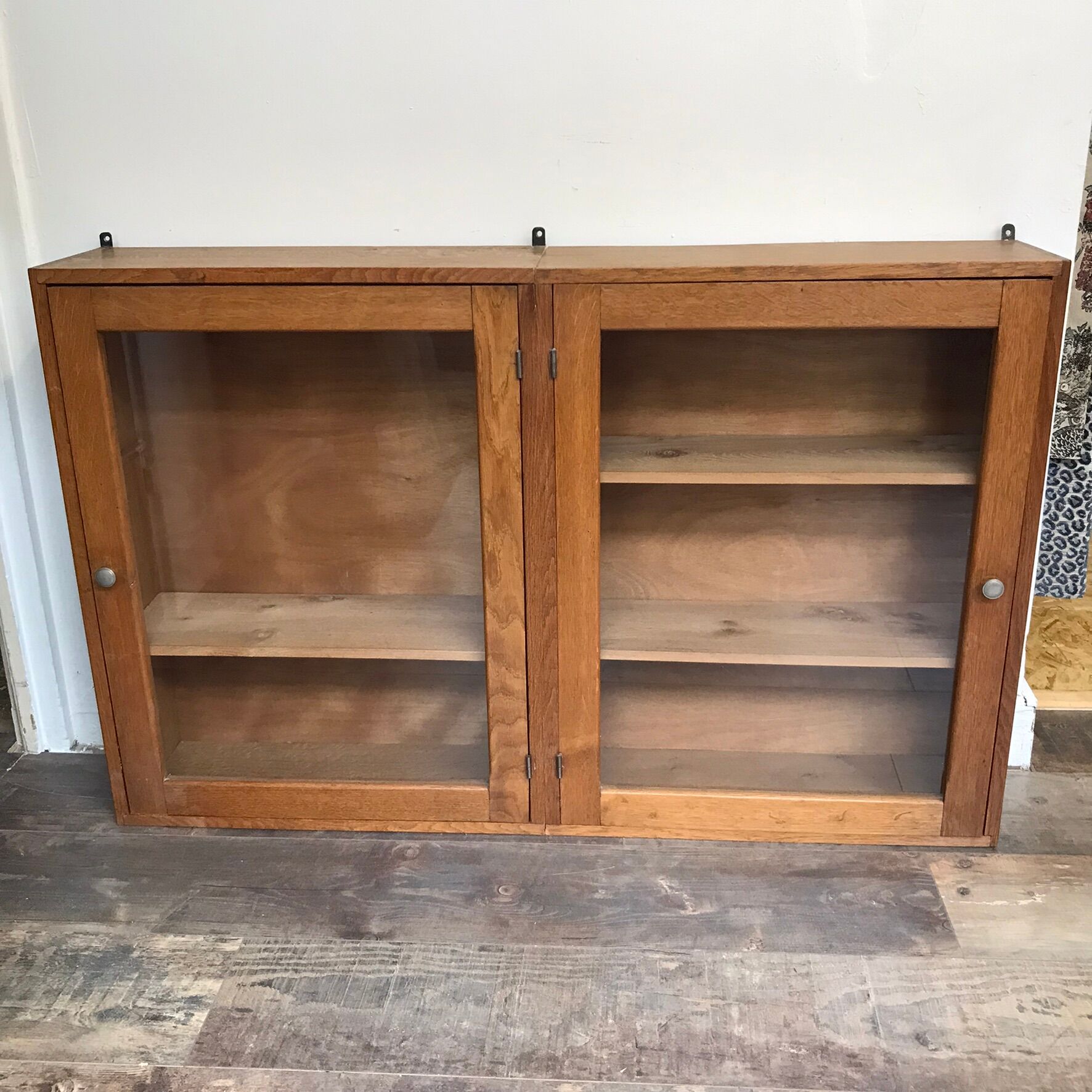 Vintage wall display case