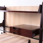 Ico Parisi Wall unit with mirror and stool 1950 Italy