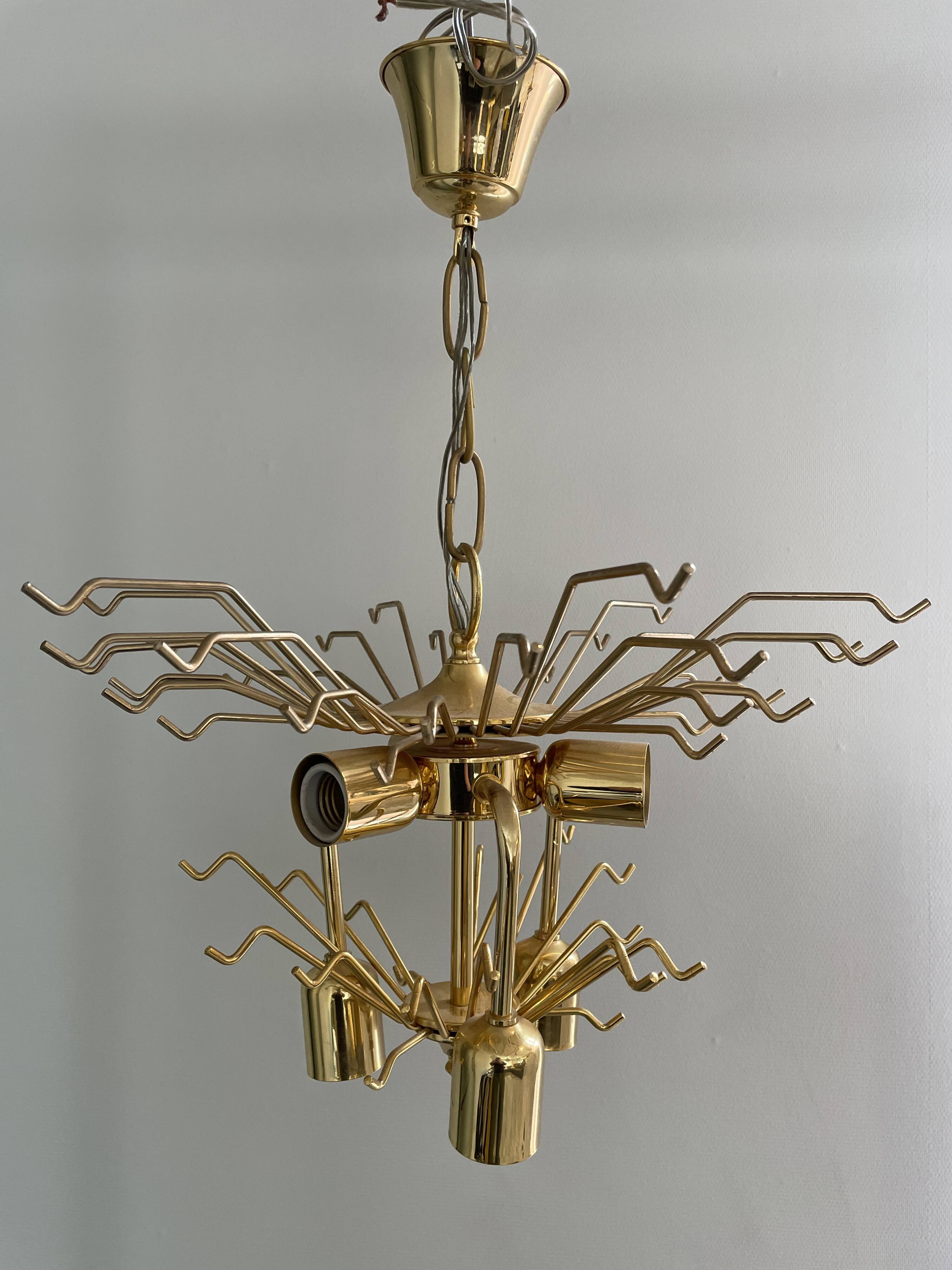 Vintage Paolo Venini chandelier, 1970s