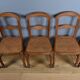 Set of 5 solid oak chairs, Louis Philippe period – 2nd half of the 19th century.