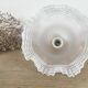 Tulip wall lamp glass collar and porcelain base