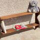 Old wall shelf in wood