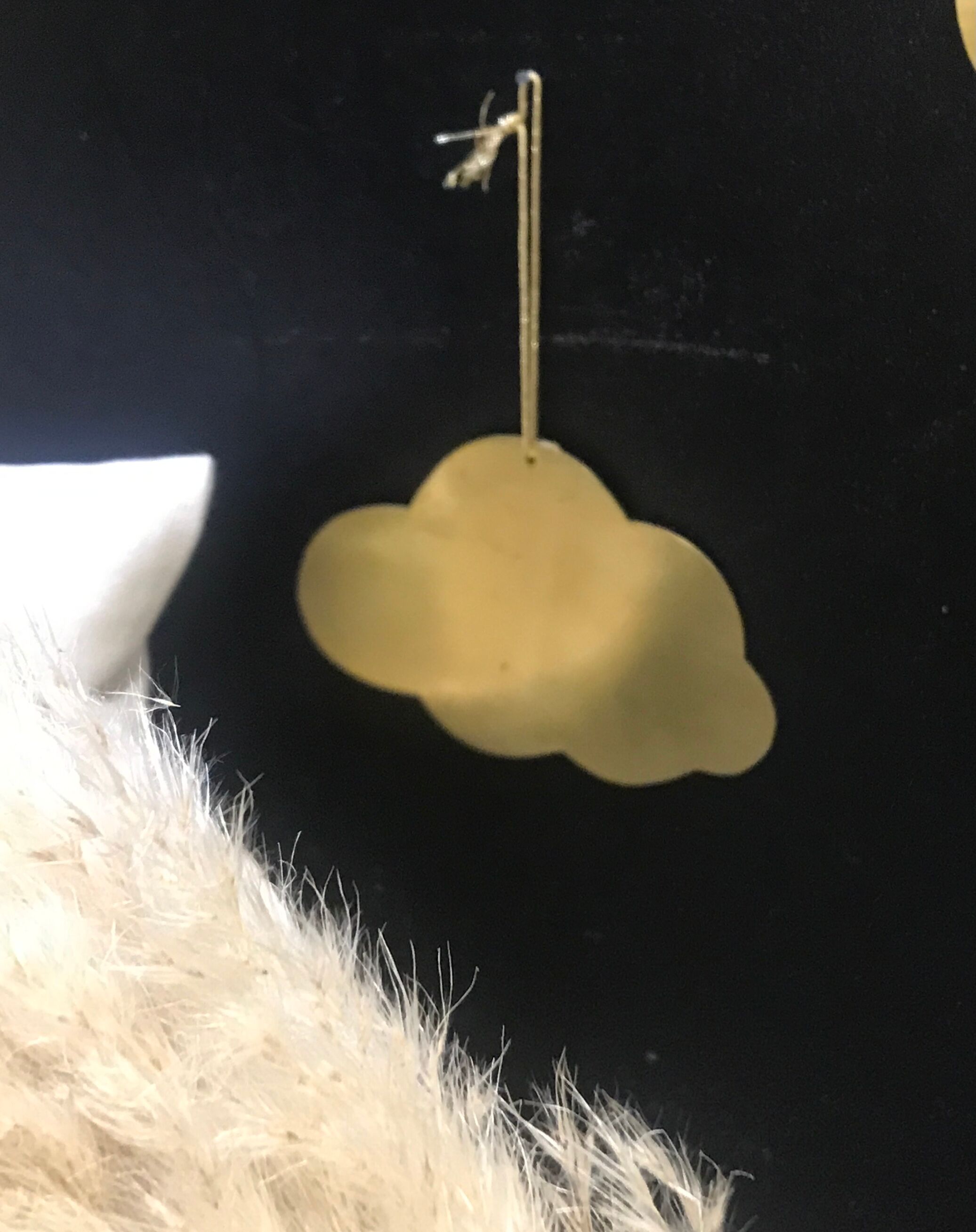 Small model brass cloud