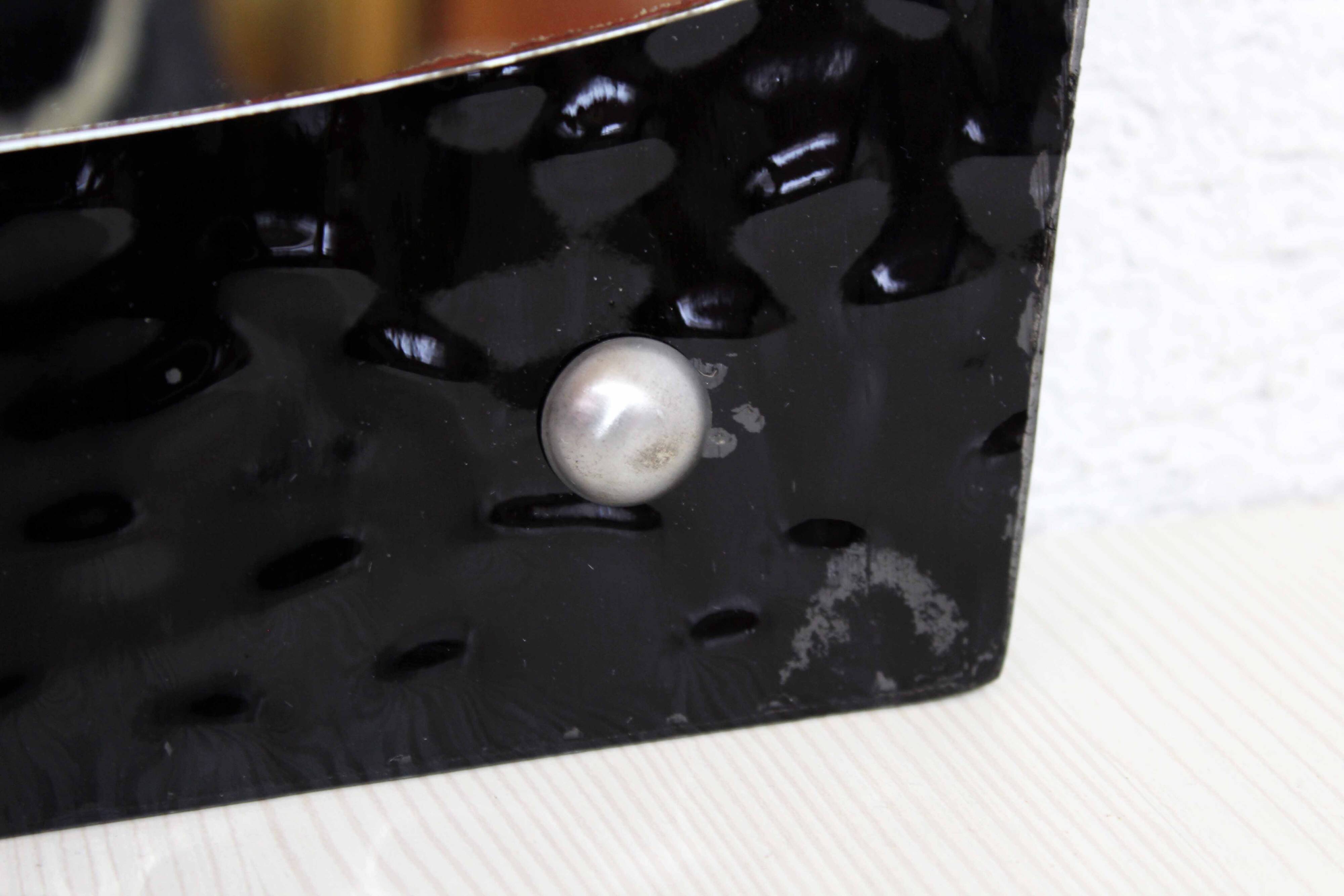 Black glass mirror 1970