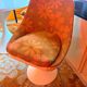 Table et chaise pied tulipe Space âge vintage années 70
