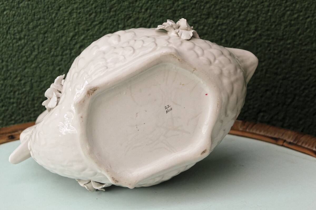 Swan centerpiece, signed Antonio Zen, Italy