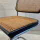 Pair of vintage B32 chairs – caning and chrome
