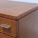 Commode suédoise en teck avec poignées en métal, années 1970