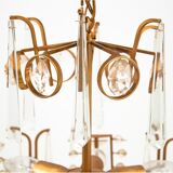 Crystal chandelier, Northern Europe, 1950s