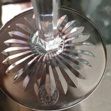 Suite of 10 glasses of cooked wine or digestive crystal baccarat model burgos