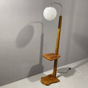Lampe de sol art déco, années 1930, Tchécoslovaquie