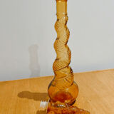 Carafe bouteille empoli jaune vintage