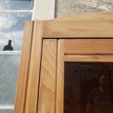 Parisian cabinet glazed raw wood