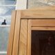 Parisian cabinet glazed raw wood