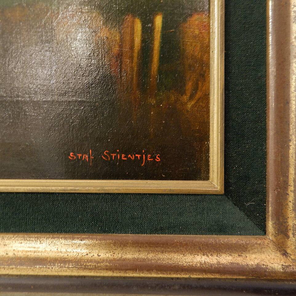 Staf stientjes (1883-1974) huile sur toile - signée en bas à droite.