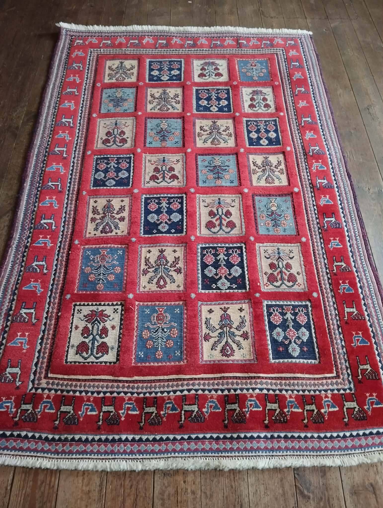 Persian Gabbeh Kilim Rug 186x118cm