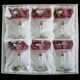 6 champagne glasses in lattal de bohème