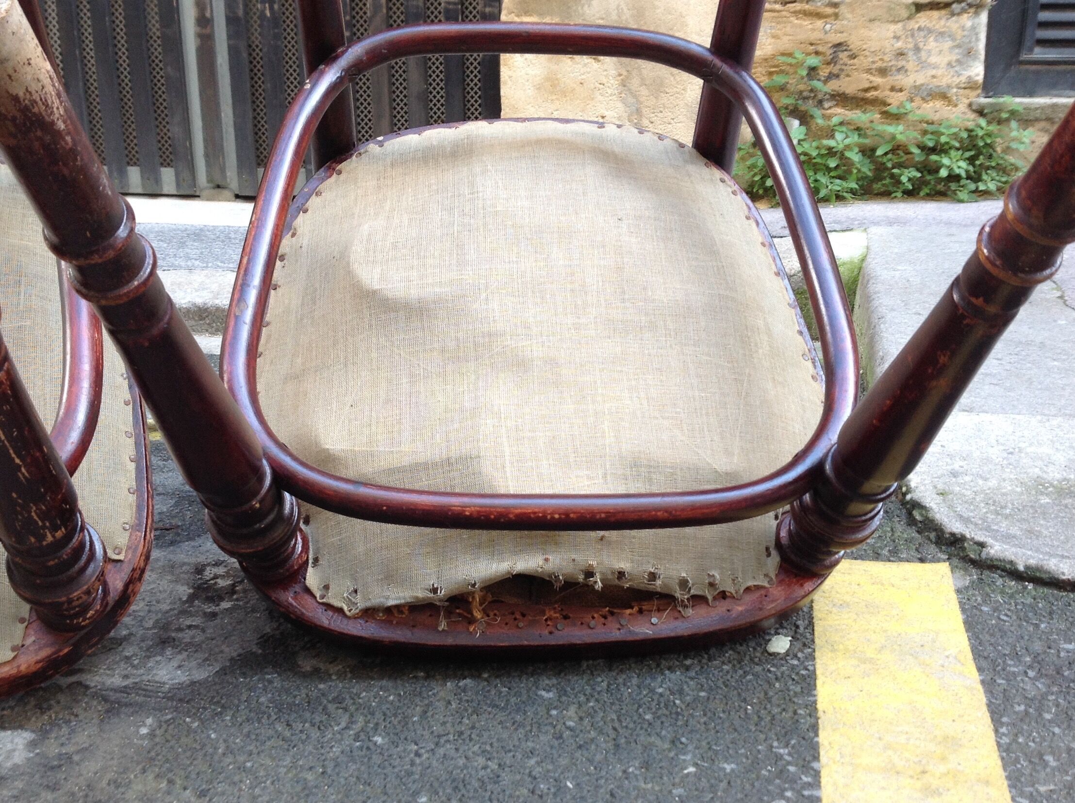 Paire de chaises bistrot 1900