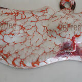 Enamel tea towel holder