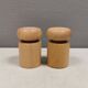 Salt and pepper grinders/mills designed by Nissen Denmark in the 1970-80s