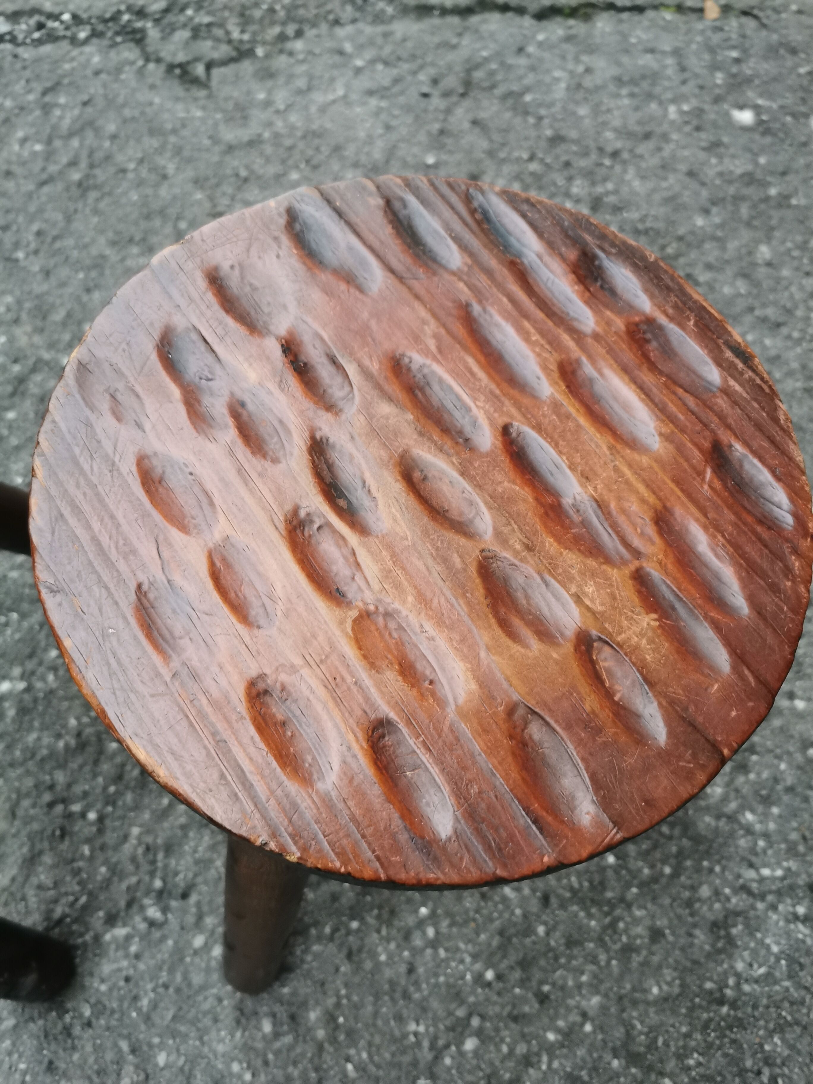 Pair of tripod stools