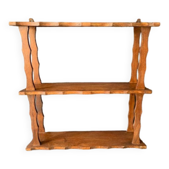Old cut-out wooden shelf, 1950