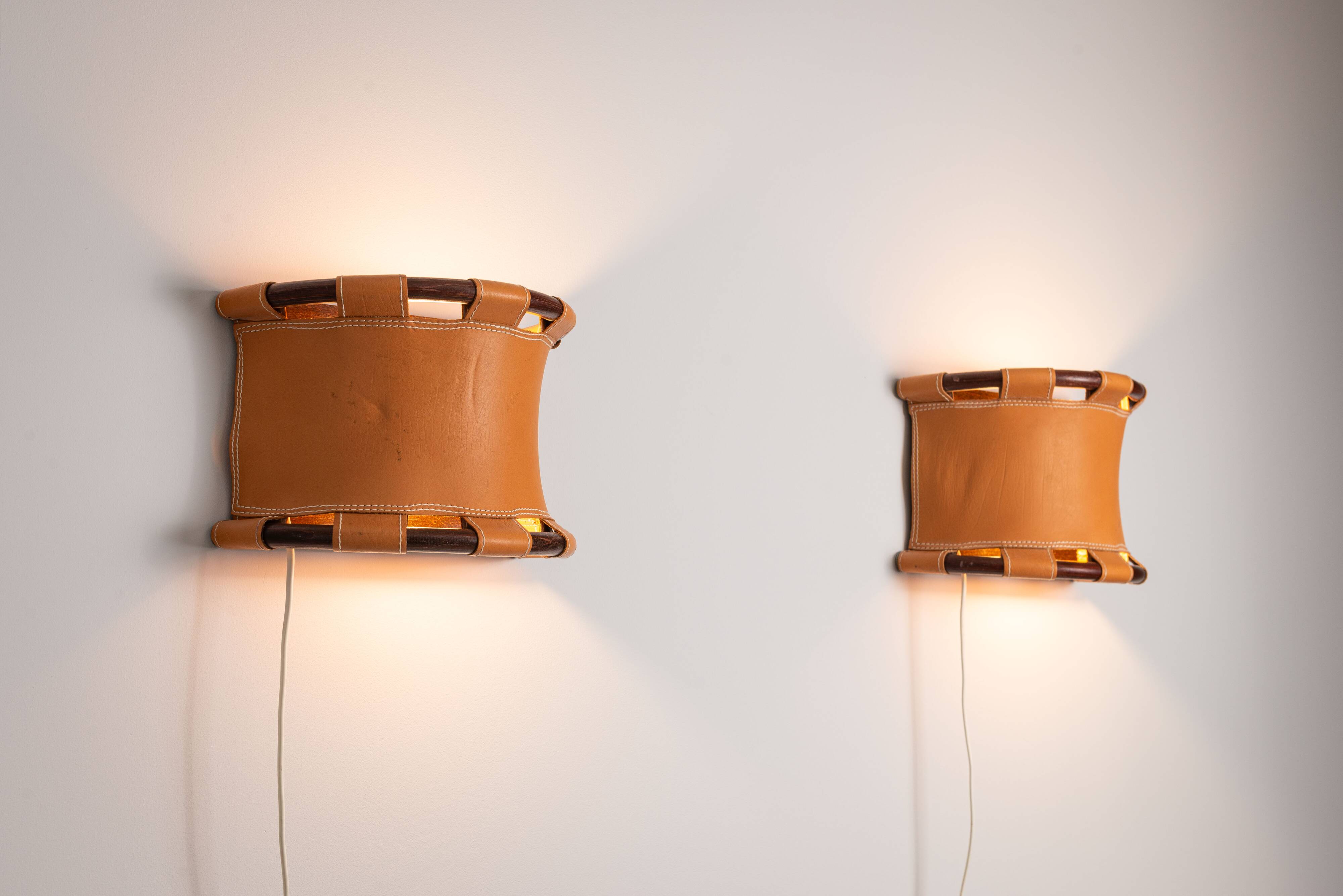 Anna Ehrner pair of wall lamps for Ateljé Lyktan