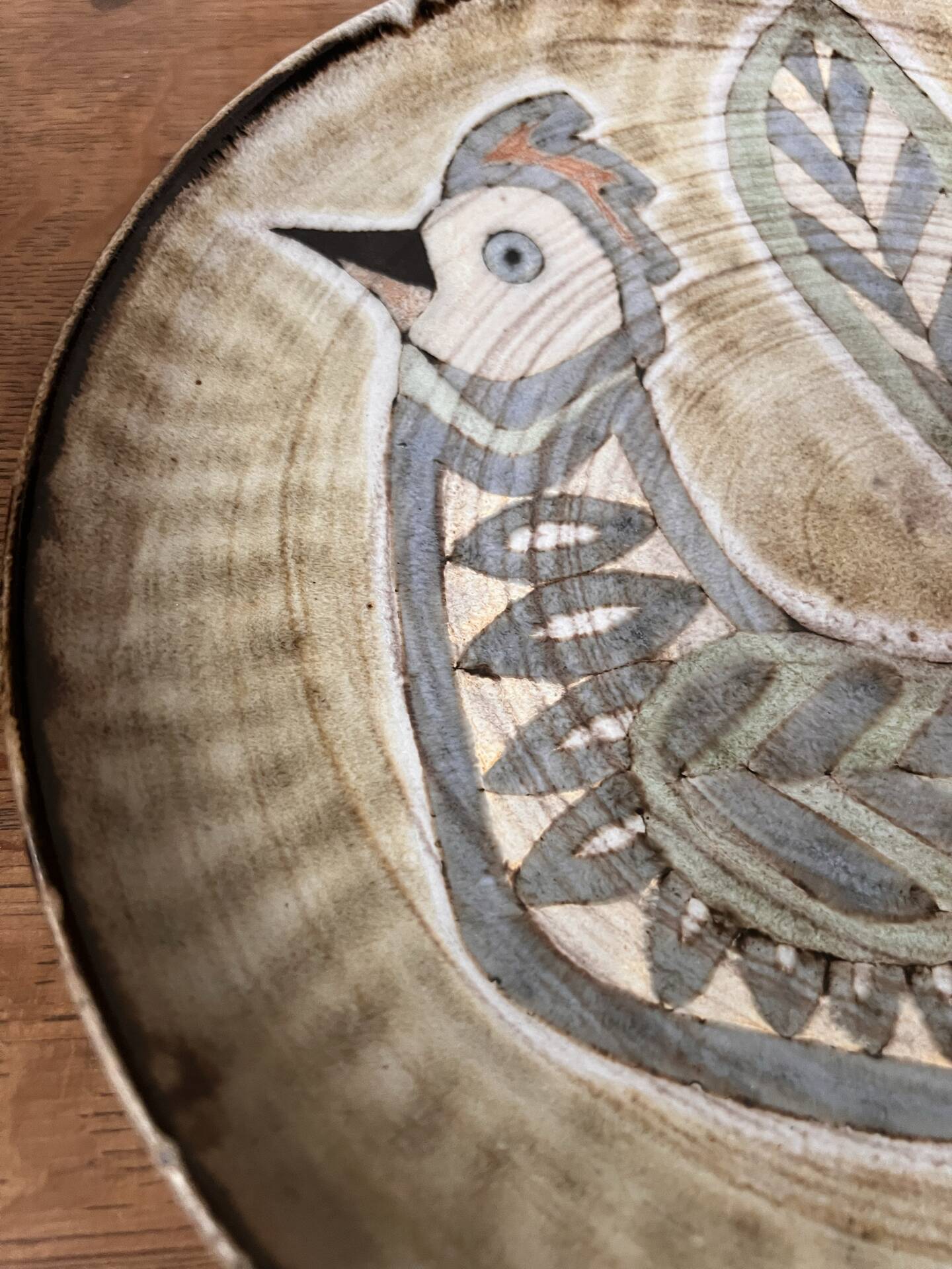 Ceramic plate the old mill Vallauris Perot