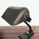 Lampe de bureau articulée ERPE — Métal noir et bakélite, Belgique, années 30-40