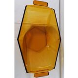 Amber glass trinket bowl