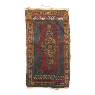 The Soul of Anatolia: Aubergine Purple Tribal Rug