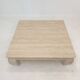 Table basse en travertin italien "Opium", années 1980.