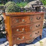Louis XIV Commode in Marquetry Period 19th Century