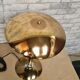 Mushroom lamp golden metal style liner