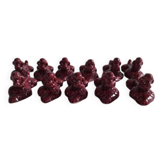 Set of 11 slip knife holders