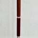 Mid-century floor lamp in teak and aluminum design w/ shade - Denmark 1960s